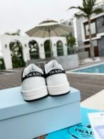 Prada District Leather Sneaker Black White 1E790M 3Lj6 F0964 F 030 - Image 6
