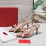 Valentino Bowow Slingback Pumps Rose Cannelle 7W2S0Mx5Ddt Gf9 - Image 8