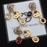 Gucci Gg Crystal Drop Earrings - Image 3