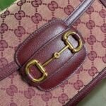 Gucci Horsebit 1955 Original Gg Shoulder Bag Burgundy 25Cm 602204 9Y9Ng 9865 - Image 3