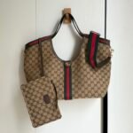 Iconic Set: Gucci Giglio Large Tote Bag And Ophidia Jumbo Gg Long Wallet - Image 2