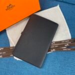 Hermes Dogon Duo Long Wallet Black 20Cm - Image 3
