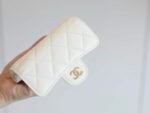 Chanel Classic Card Holder Wallet White 10Cm Ap0214 B10583 10601 - Image 4