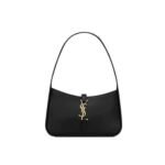 Saint Laurent Le 5 À 7 Mini Hobo Bag In Smooth Black Leather 7103182R20W1000