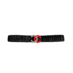 Chanel Women’S Pearl Circle Belt Red 30Mm