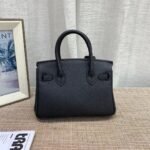 Hermes Birkin Mini Gold Hardware Epsom Black 20Cm - Image 3