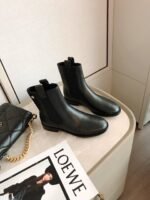 Chanel Ankle Boots With Elastic Side Panels Black - Image 2