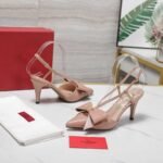 Valentino Bowow Slingback Pumps Rose Cannelle 7W2S0Mx5Ddt Gf9 - Image 4