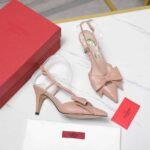 Valentino Bowow Slingback Pumps Rose Cannelle 7W2S0Mx5Ddt Gf9 - Image 9