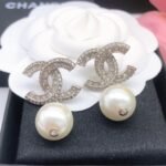 Chanel Cc Silver Earrings - Image 4