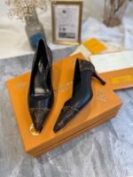 Louis Vuitton Cherie Pump Black Brown 1A8N7F - Image 2