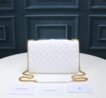 Saint Laurent Envelope Small Bag In Mix Matelassé Grain De Poudre Embossed White 600195Bow919207 - Image 3