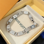 Louis Vuitton Monogram Tied Up Bracelet Silver M0921M - Image 2