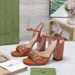 Gucci Women’S Horsebit Sandal Brown 771600 C9D00 2176 - Image 2