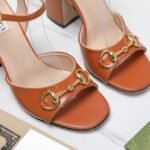 Gucci Women’S Horsebit Sandal Brown 771600 C9D00 2176 - Image 7