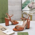 Gucci Women’S Horsebit Sandal Brown 771600 C9D00 2176 - Image 5