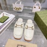 Gucci Women’S Mule With Horsebit White 771096 Aacai 9522 - Image 6