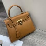 Hermes Kelly 25Cm Brown Gold Hardware 25Cm - Image 7