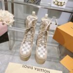 Louis Vuitton Laureate Platform Desert Boot Damier Azure - Image 7