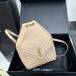 Saint Laurent Joe Backpack In Beige 29Cm 6726091El079207 - Image 6