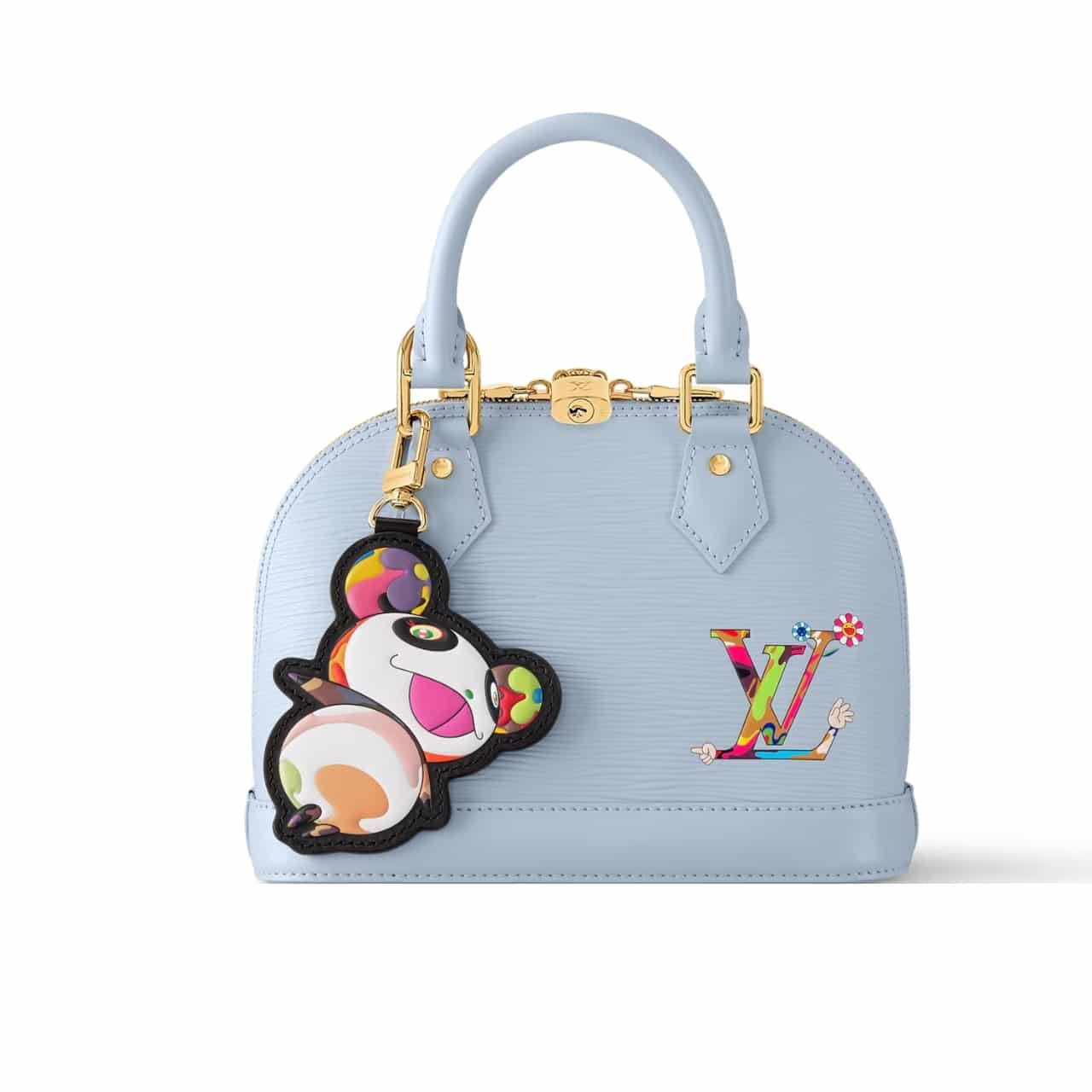 107-4 Louis Vuitton X Murakami Alma BB Washed Blue 23cm M14197 - Image 1