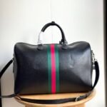 Gucci Web Trademark Medium Duffle Bag Black 44Cm - Image 4
