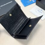 Prada Bifold Saffiano Leather Wallet Black 11Cm - Image 9