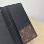 Louis Vuitton Brazza Wallet Monogram Macassar Brown 19Cm M69410 - Image 6