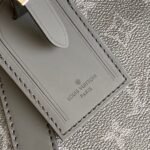 Louis Vuitton Keepall Bandoulière 50 Monogram Eclipse Boston Travel Bag Black 50cm M14202 - Image 7
