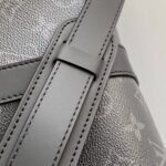 Louis Vuitton Keepall Bandoulière 50 Monogram Eclipse Boston Travel Bag Black 50cm M14202 - Image 8