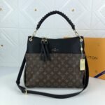 Louis Vuitton Maida Hobo Bag Monogram Canvas Black 32Cm - Image 3