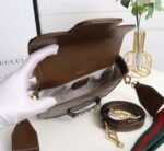 Gucci Horsebit 1955 Small GG Supreme Shoulder Bag Brown 20cm 658574 HUHHG 8565 - Image 9