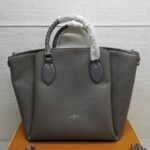 Louis Vuitton Haumea Mahina Leather Bag Dark Grey 30Cm - Image 2