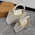 Louis Vuitton X Takashi Murakami Capucines BB Monogram White 27cm - Image 3