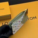Louis Vuitton X Murakami Romy Card Holder Green Tea 12cm M13800 - Image 4