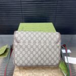 Gucci Gg Supreme Canvas Small Messenger Bag Beige Ebony 23Cm - Image 9