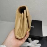 Saint Laurent Classic Cassandre Grain De Poudre Chain Wallet Beige 22cm 377828BOW012721 - Image 4