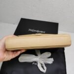 Saint Laurent Classic Cassandre Grain De Poudre Chain Wallet Beige 22cm 377828BOW012721 - Image 7