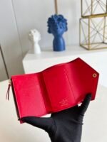 Louis Vuitton Victorine Wallet Damier Canvas Red 12Cm N41659 - Image 6