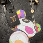 Louis Vuitton X Takashi Murakami Keepall Black 45Cm M13761 - Image 3
