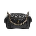 Chanel Small Camera Case Bag Black 23cm As5220 B18234 94305