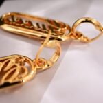 Gucci Hoop Earrings With Gucci Lettering Gold 796874 I4600 8005 - Image 3