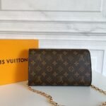 Louis Vuitton Pochette Louise Chain Monogram Canvas Brown 23cm - Image 7