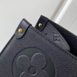 Louis Vuitton Onthego GM Bag Monogram Empreinte Leather Black 41Cm M44925 - Image 6