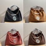Gucci Blondie Large Suede Tote Bag Brown 50Cm - Image 3