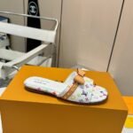 Louis Vuitton X Takashi Murakami 6am Flat Mule White 1agzuv - Image 3