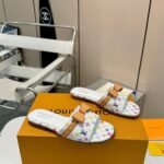 Louis Vuitton X Takashi Murakami 6am Flat Mule White 1agzuv - Image 5