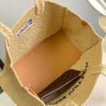 Louis Vuitton Summer Shopper Tote MM Raffia Natural Beige 44cm M14458 - Image 10