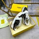 Fendi Match Sneaker Beige And Brown - Image 5