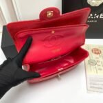 Chanel Medium Classic Flap Bag Dark Red Caviar 26Cm - Image 6
